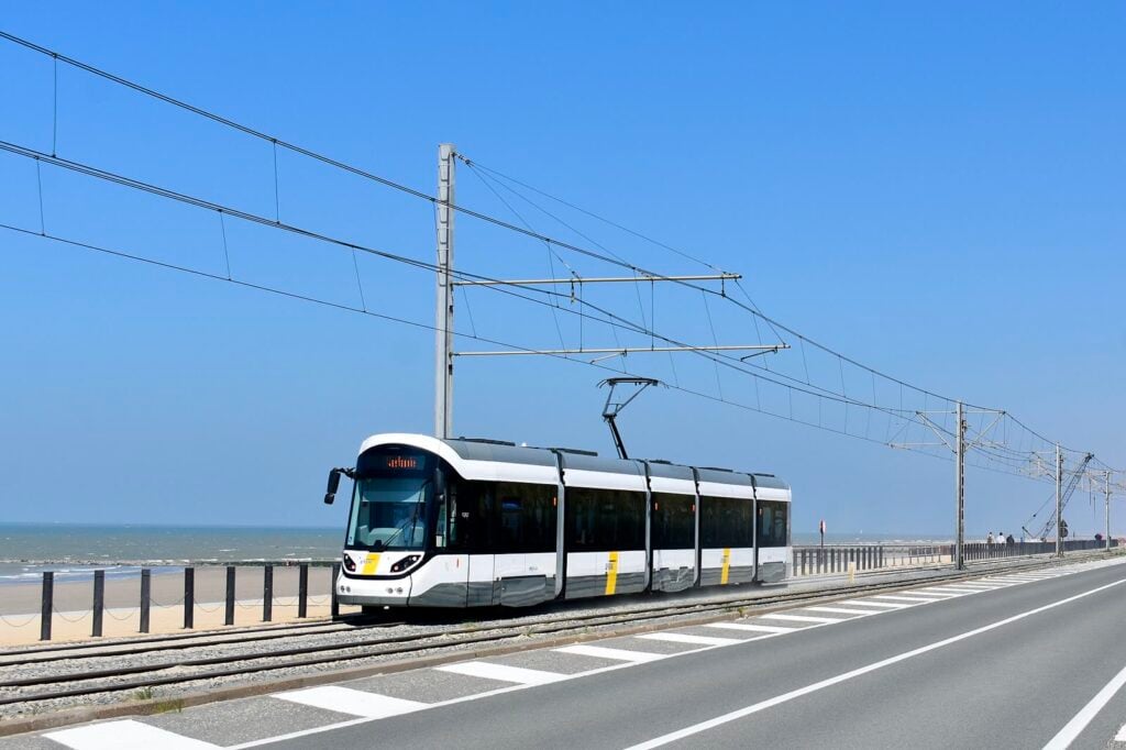 Rame du Kusttram, tramway du littoral belge